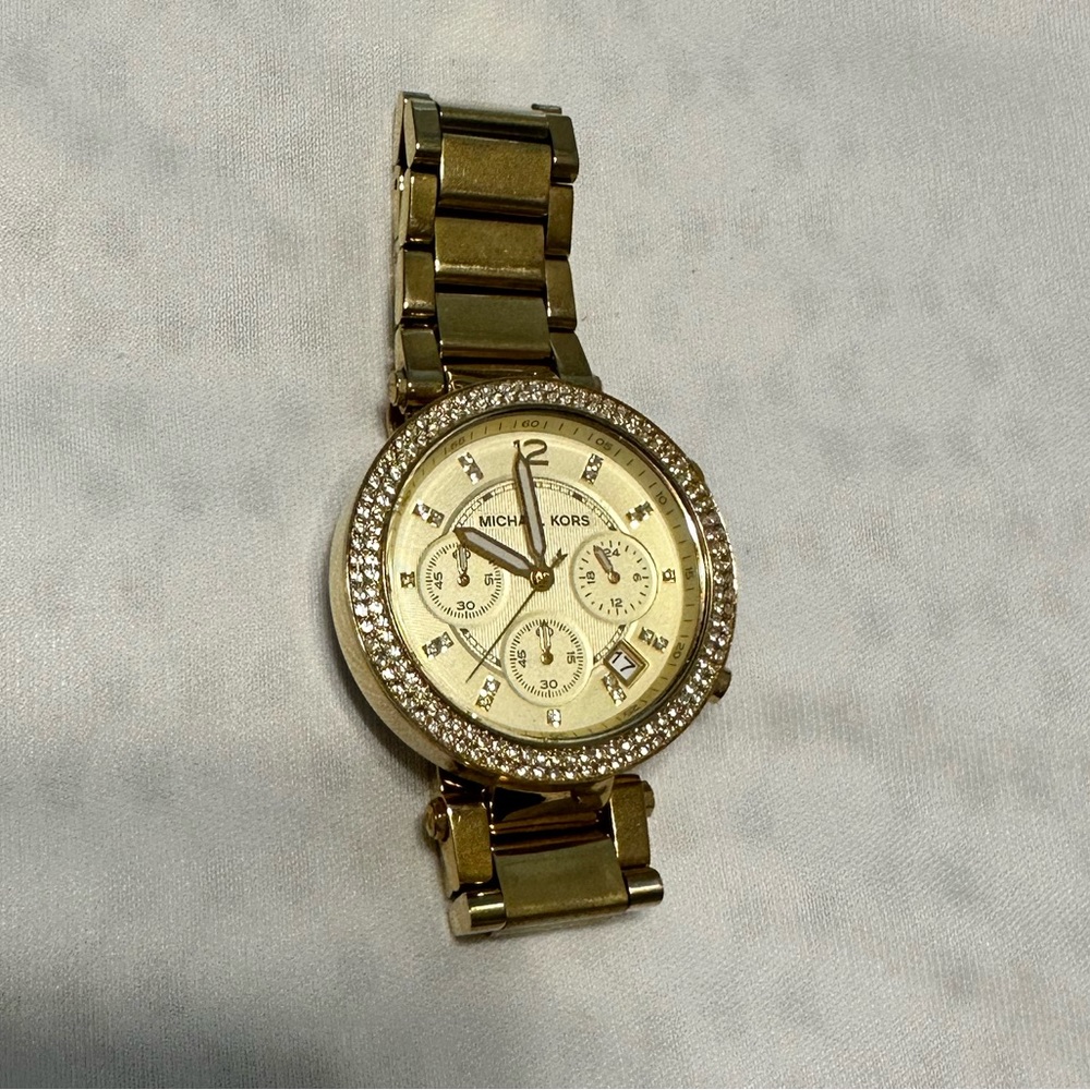 Gold Michael Kors watch